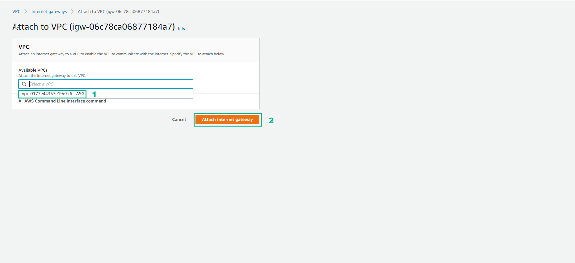 Create VPC