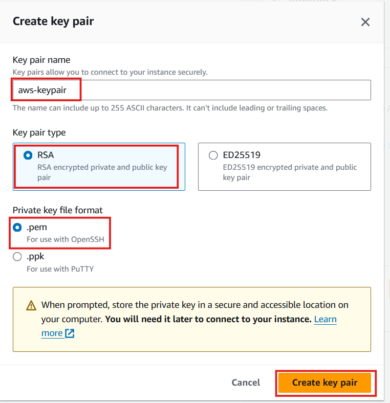 Create VPC