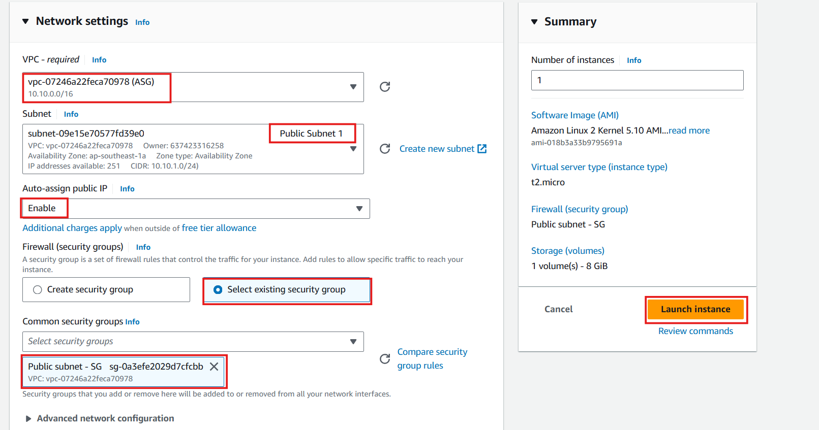 Create VPC