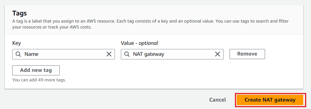 Create VPC