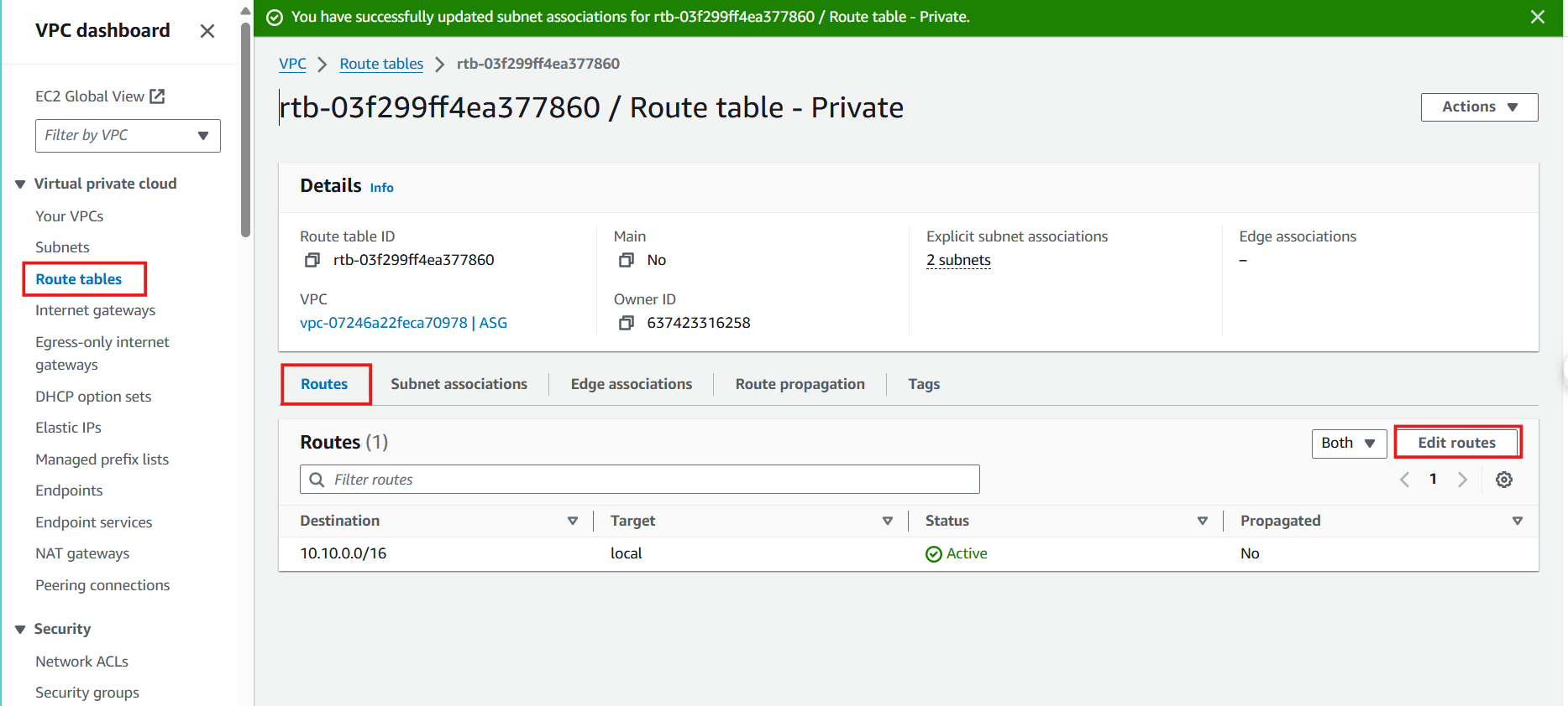 Create VPC