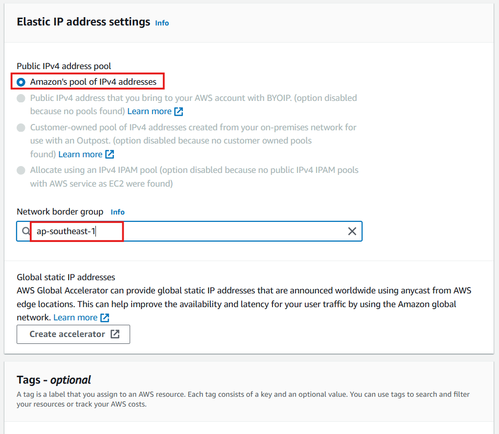 Create VPC