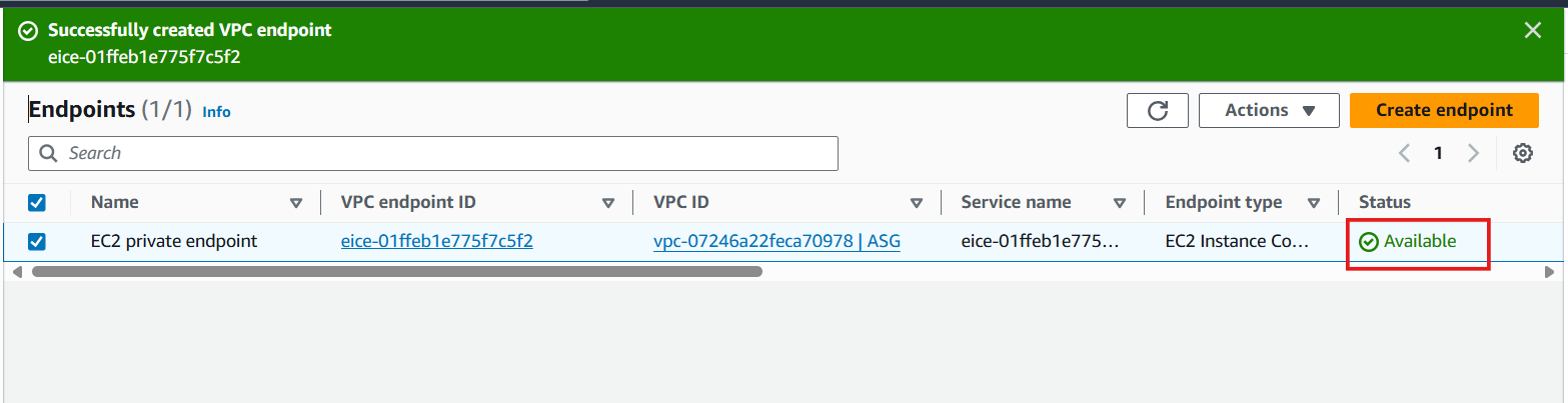 Create VPC