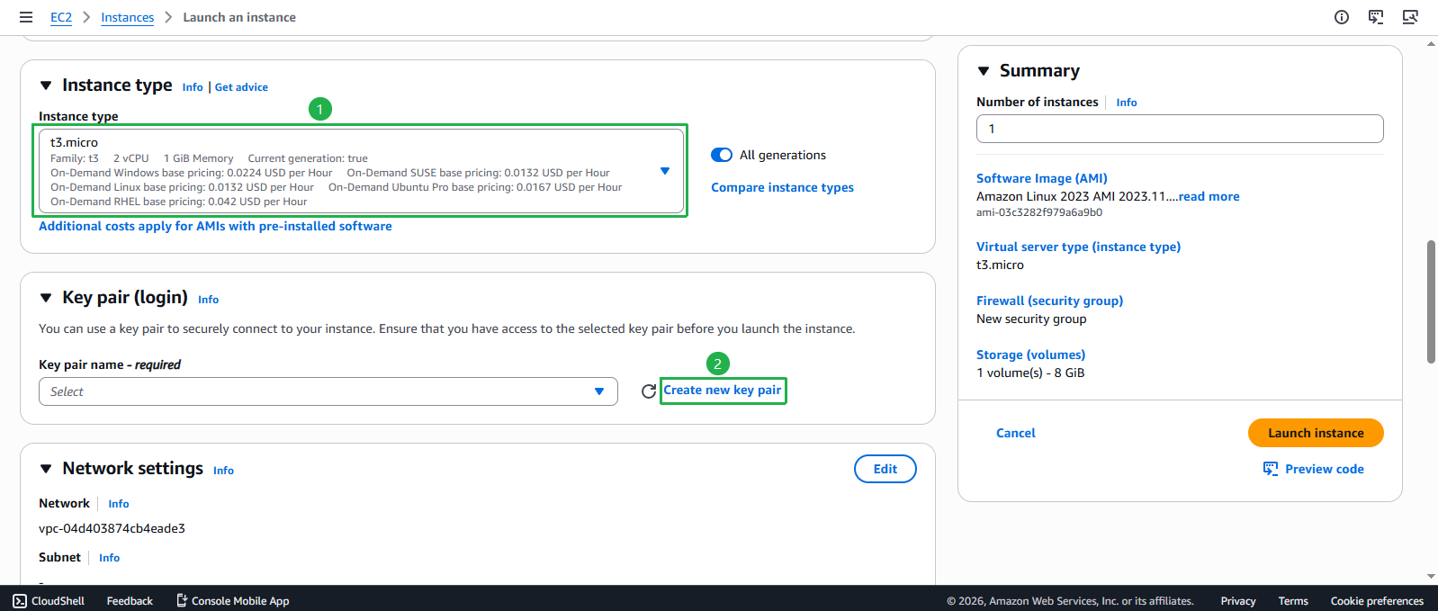 Create VPC