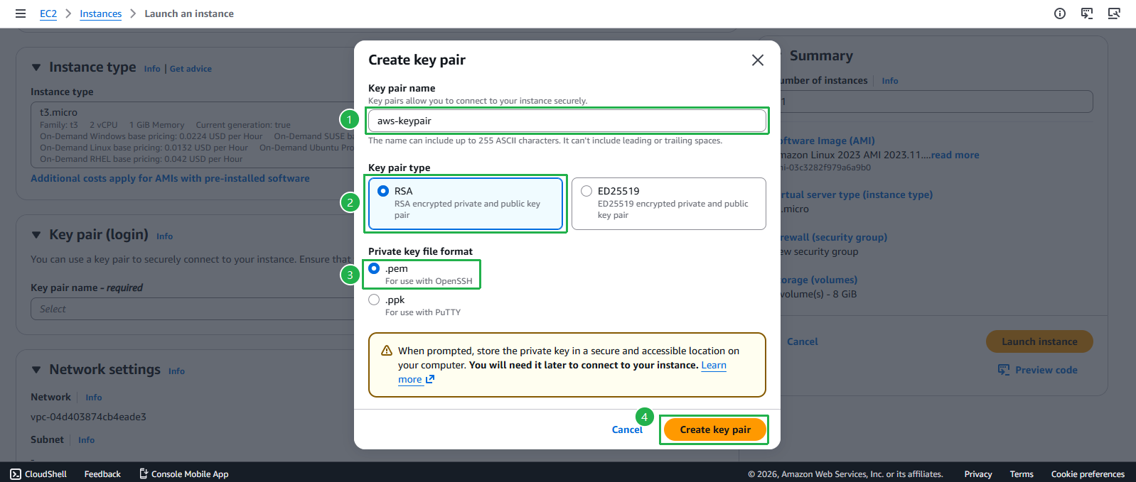 Create VPC