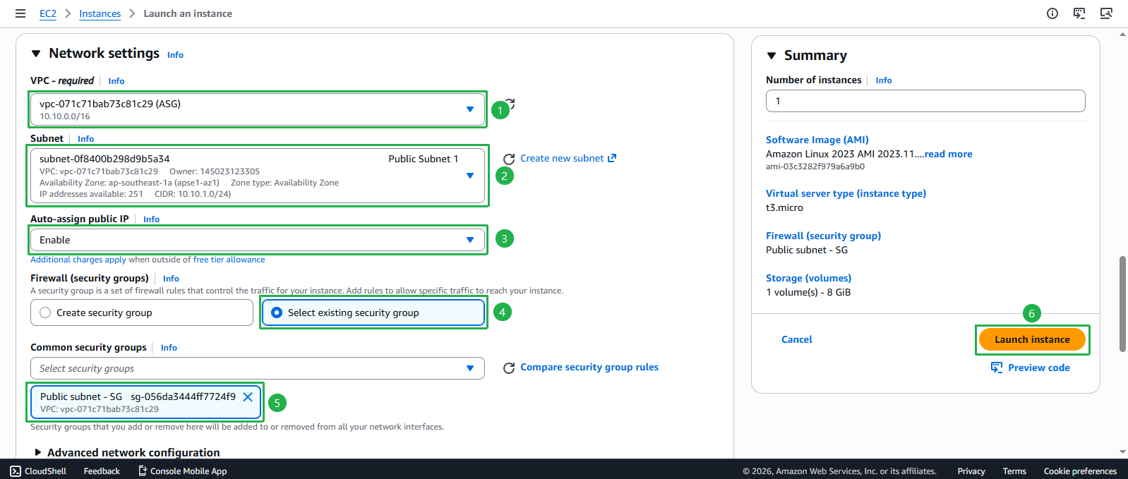 Create VPC