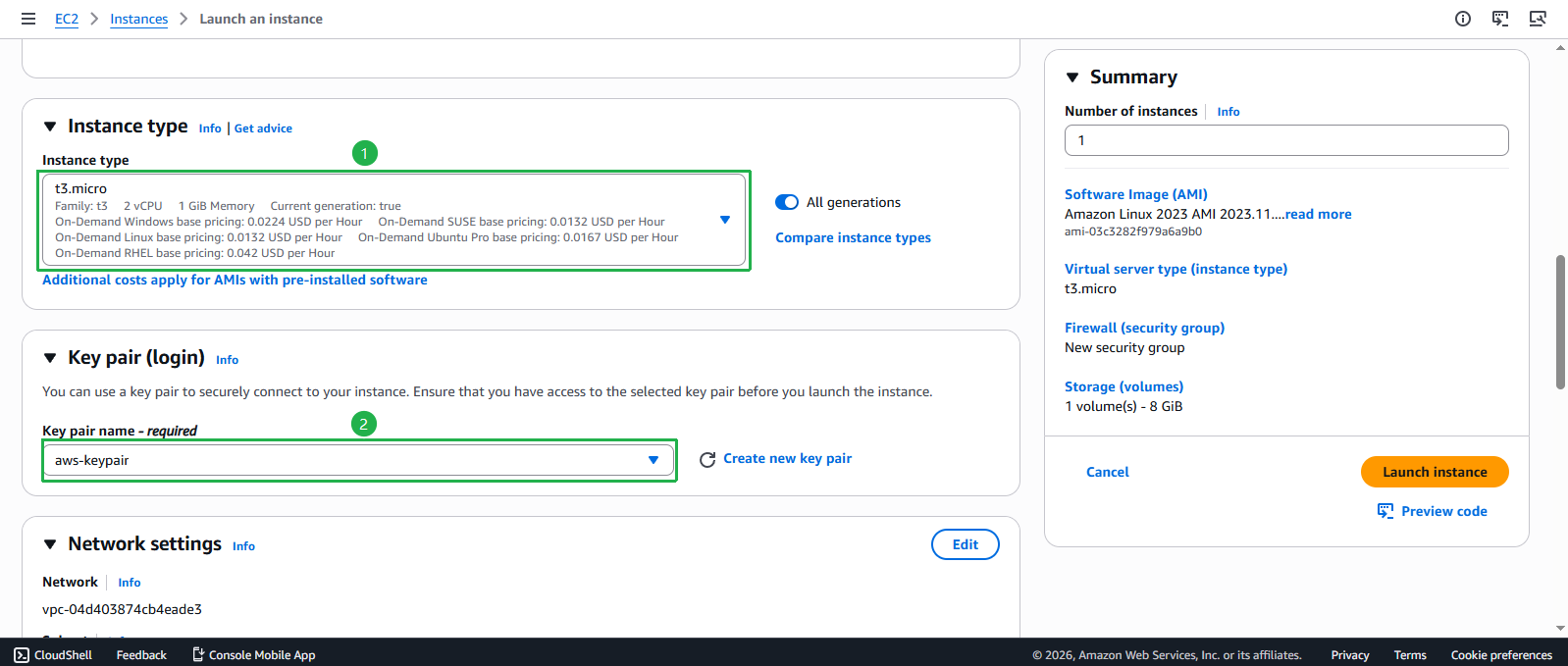 Create VPC