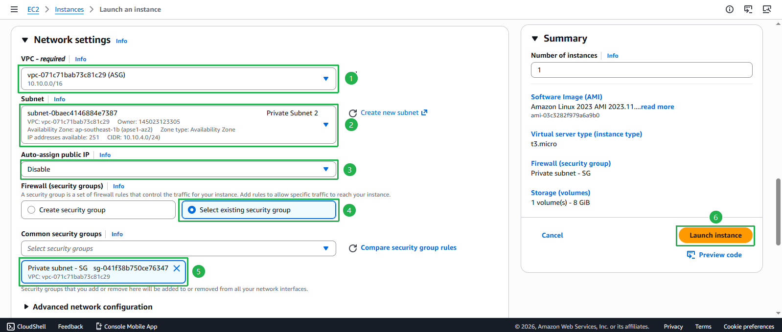Create VPC