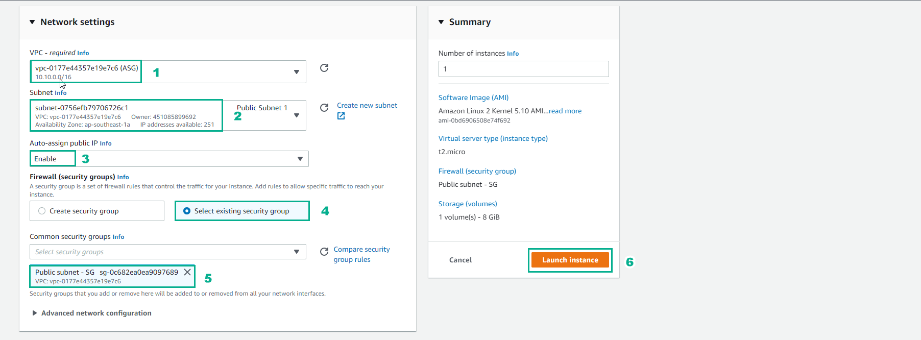 Create VPC