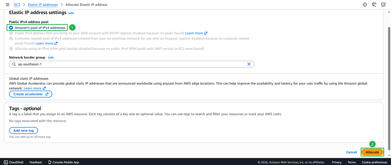Create VPC