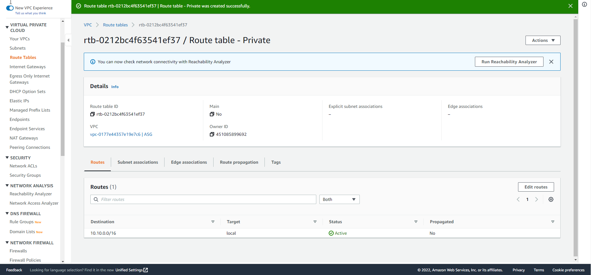 Create NAT Gateway