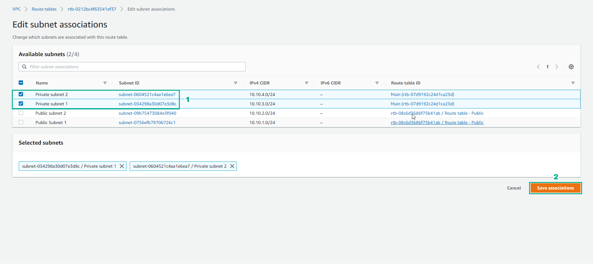 Create NAT Gateway