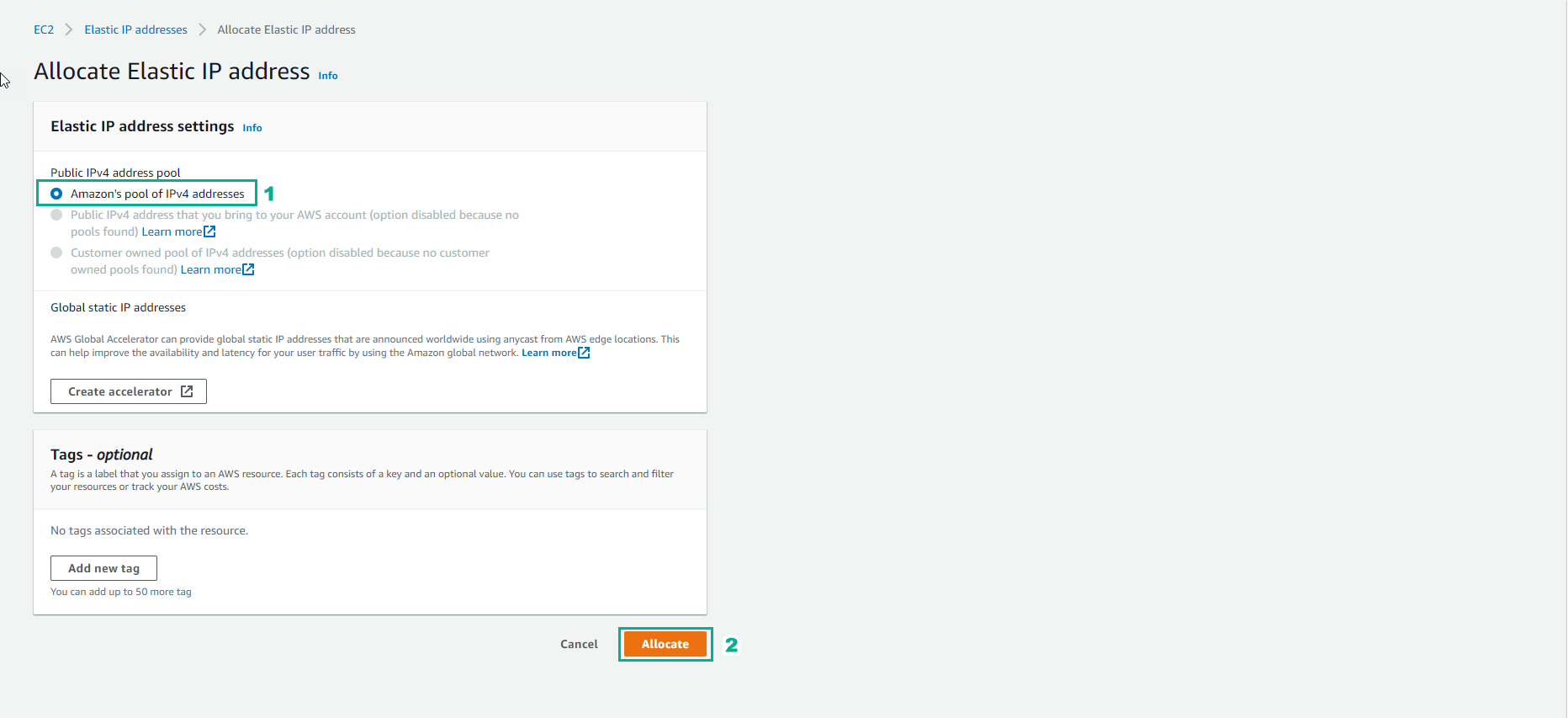 Create NAT Gateway
