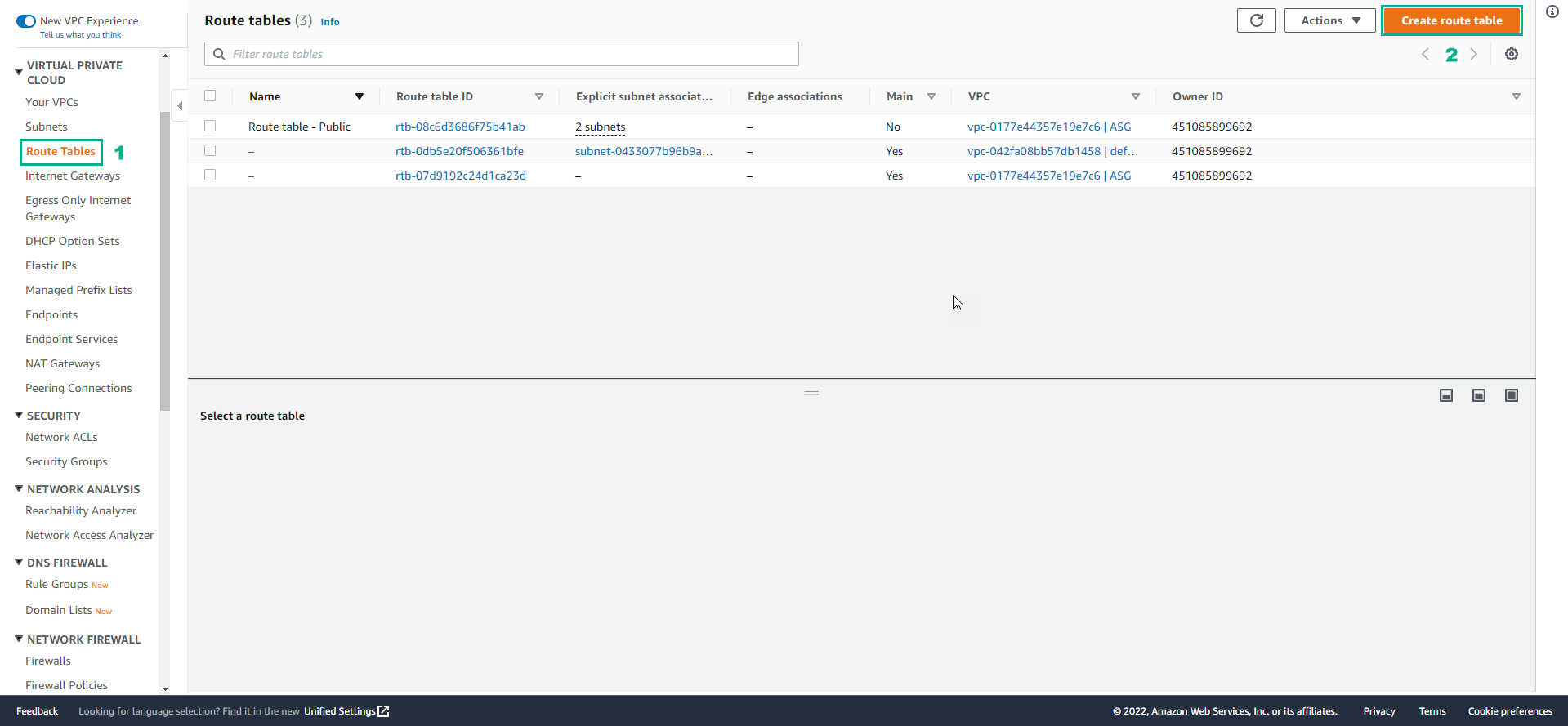 Create NAT Gateway