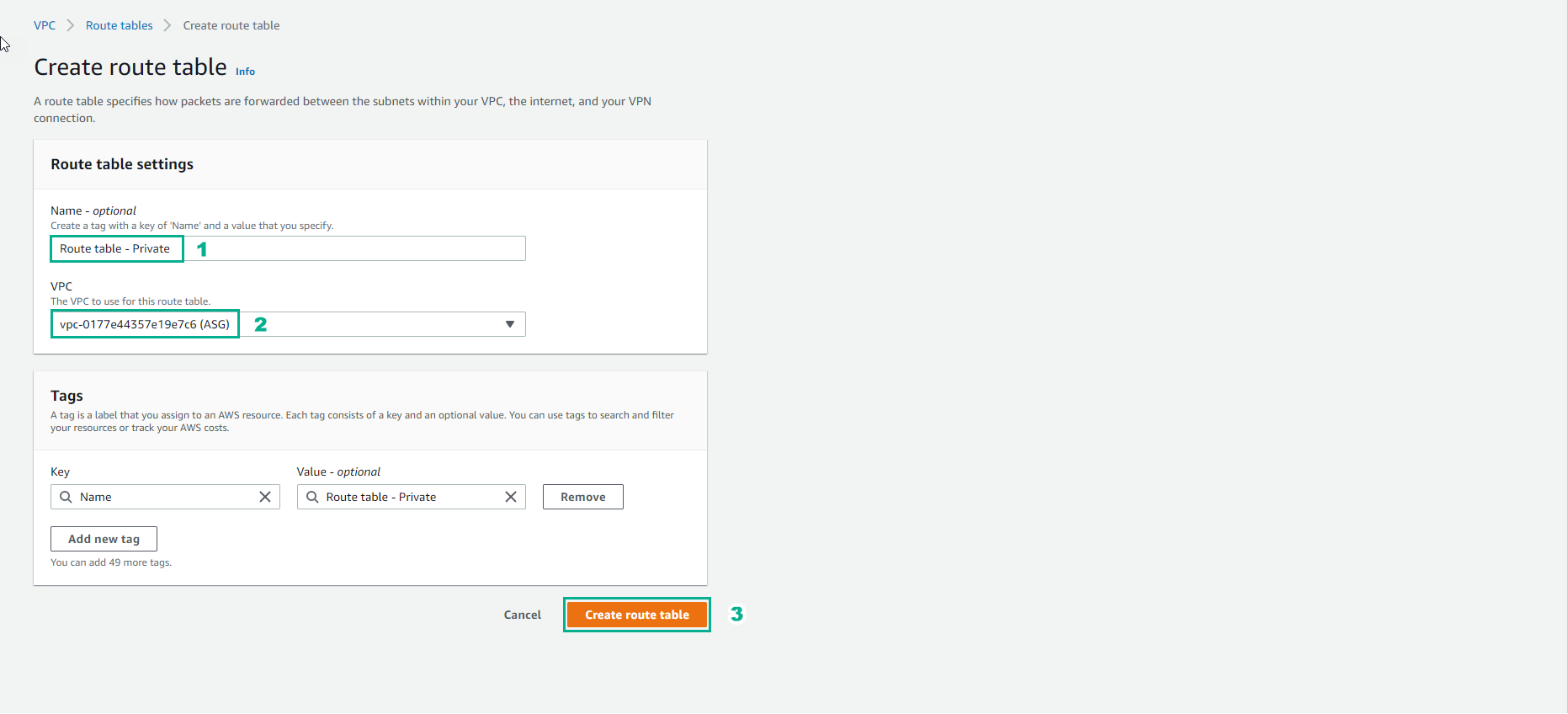 Create NAT Gateway
