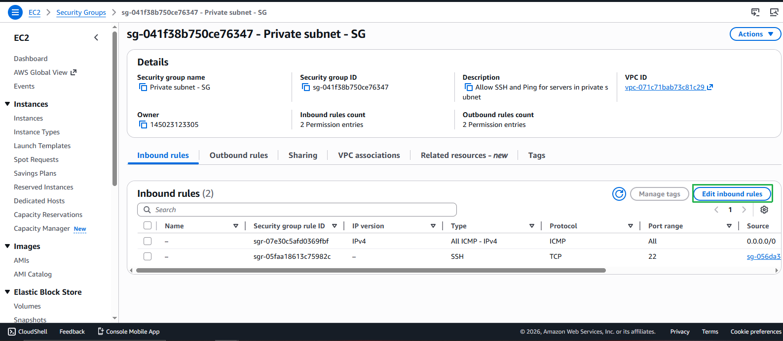 Create VPC