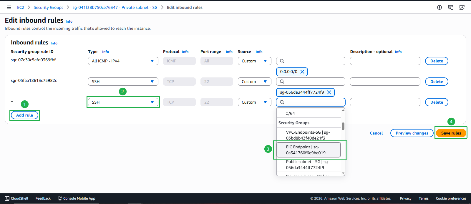 Create VPC