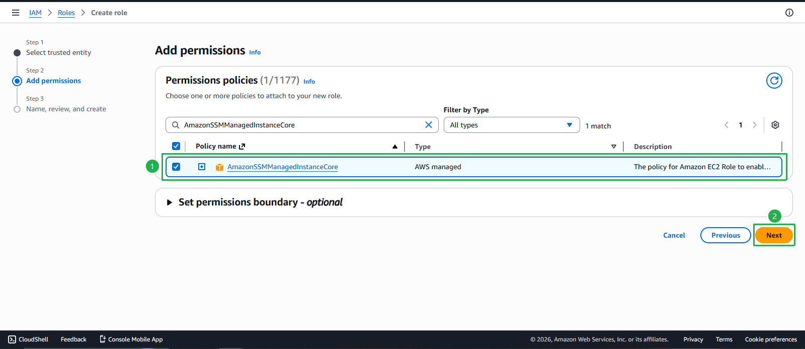 Create VPC