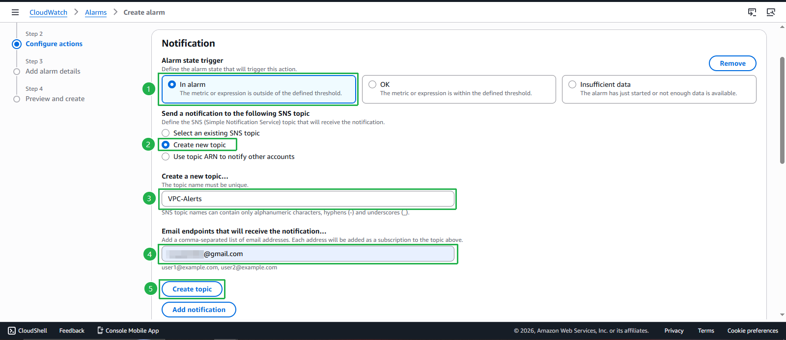 Create VPC