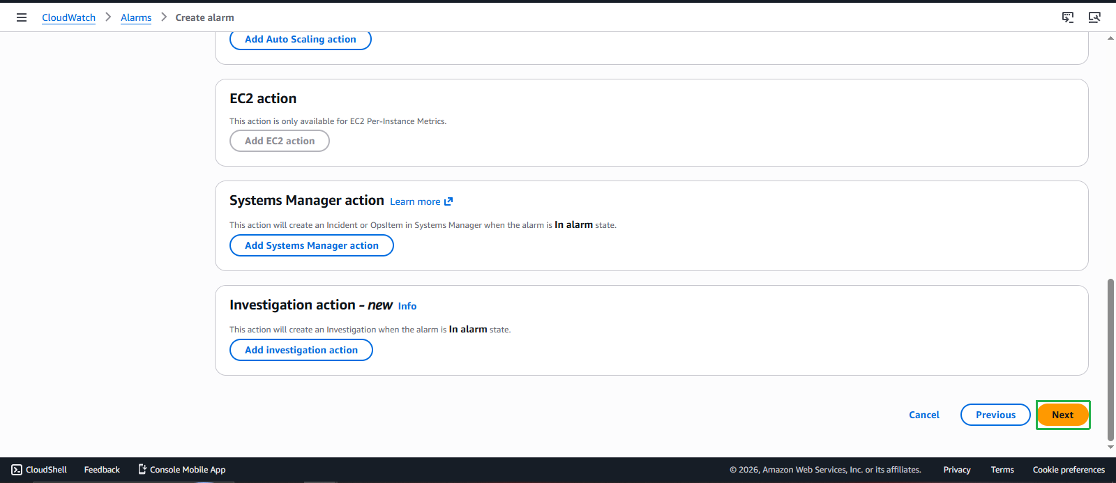 Create VPC