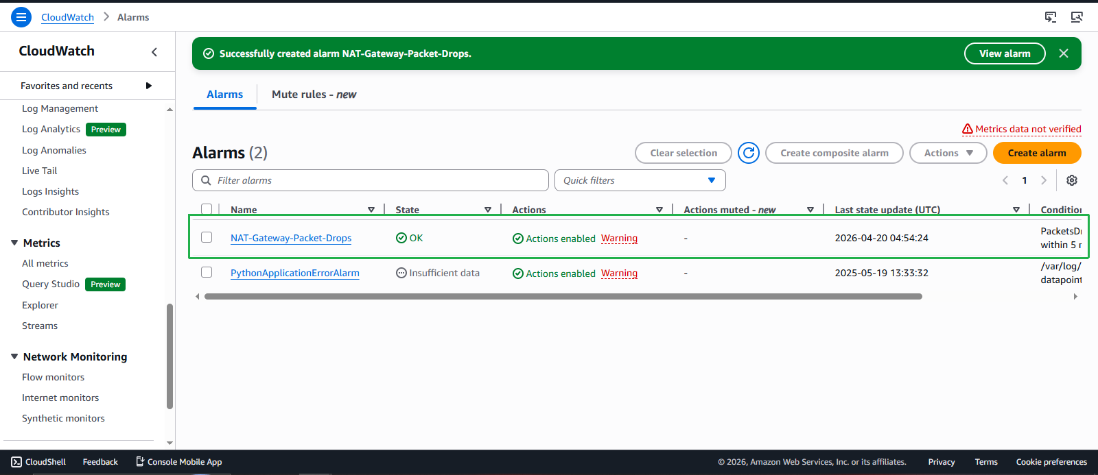 Create VPC