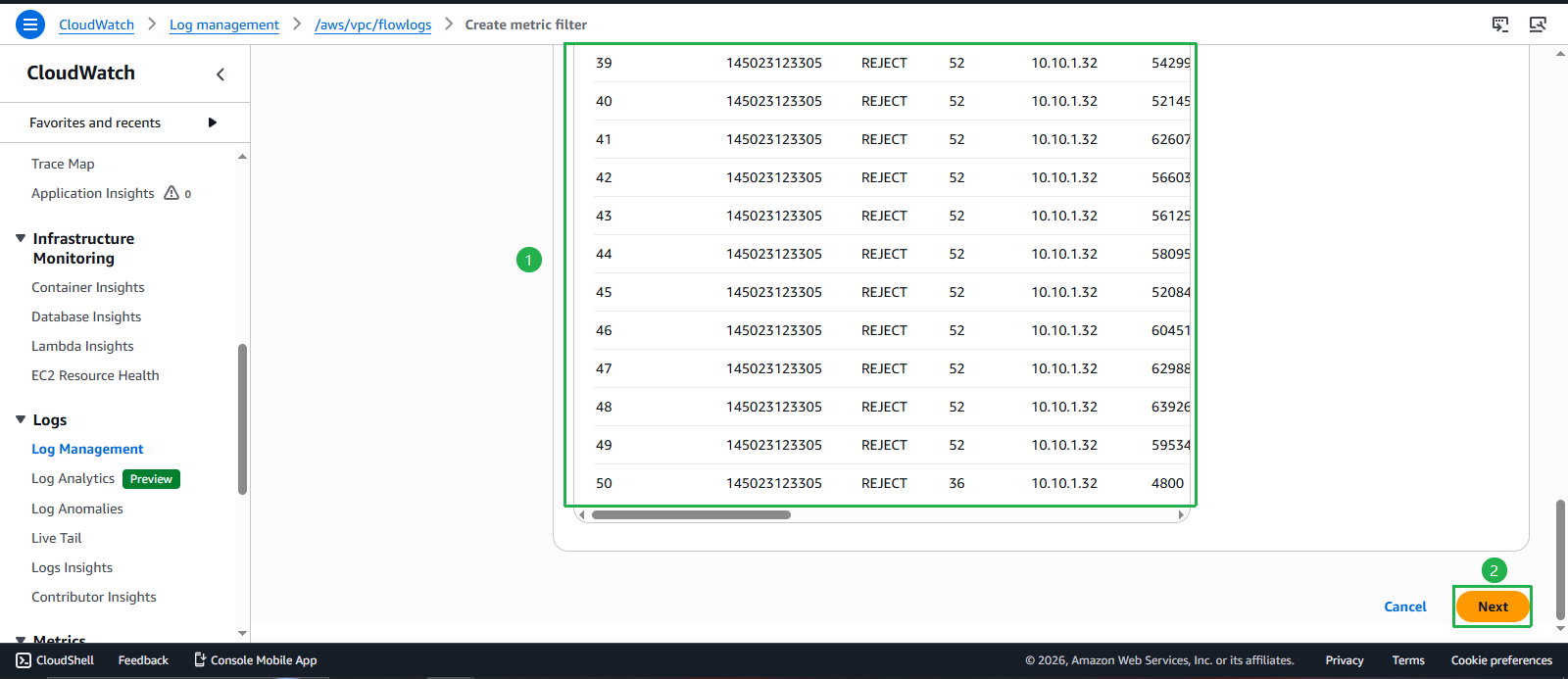 Create VPC