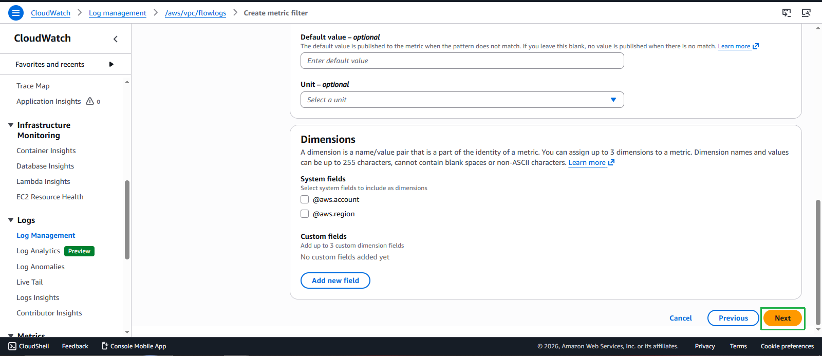 Create VPC
