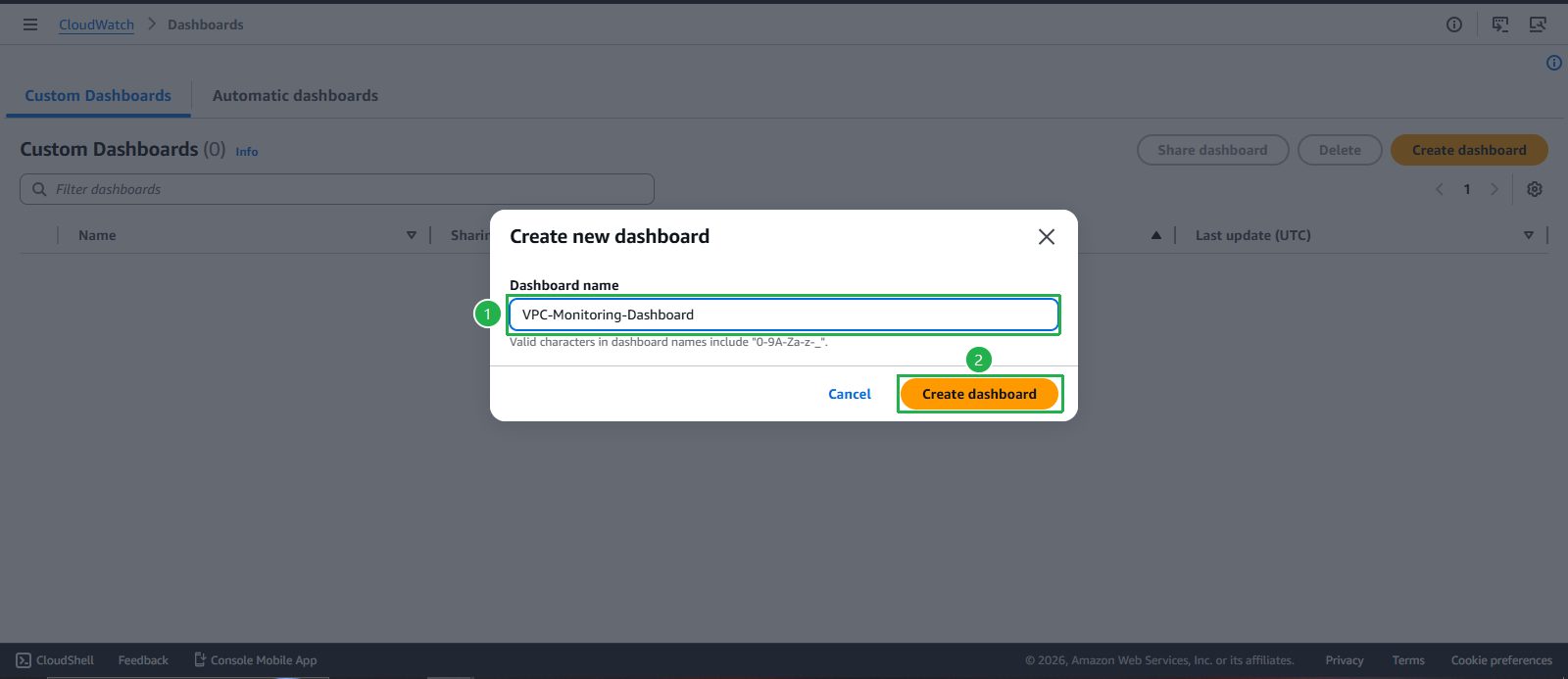 Create VPC