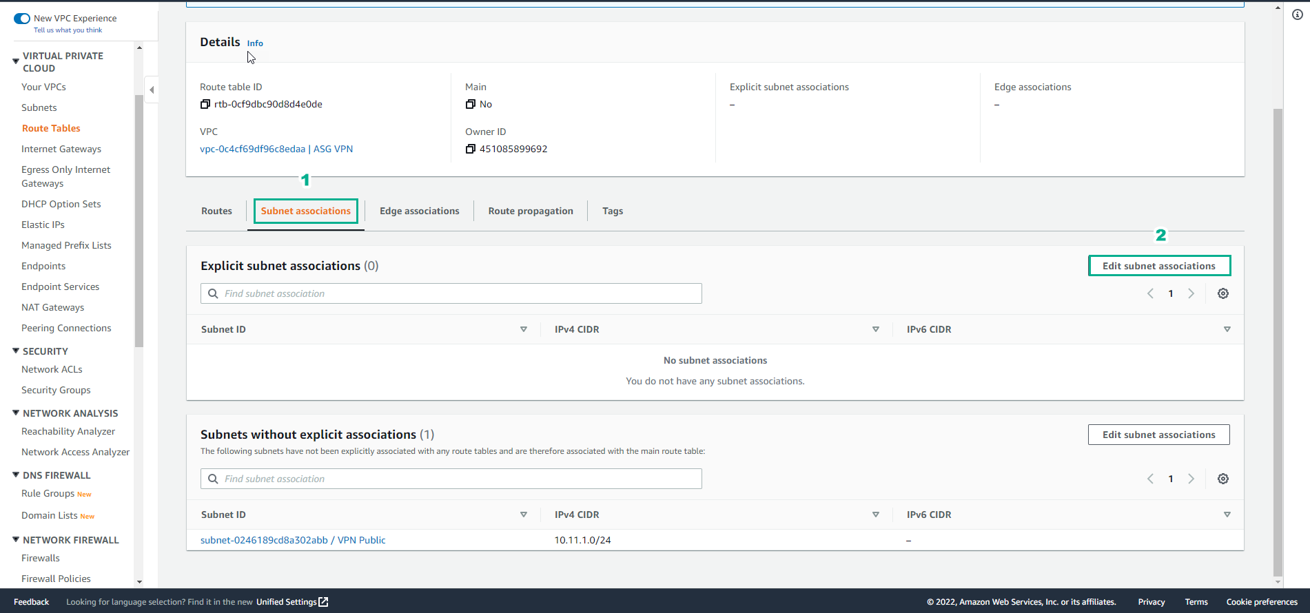 Create VPC