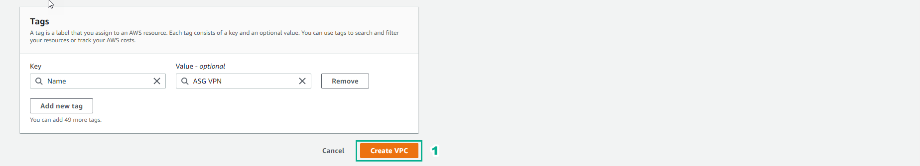Create VPC