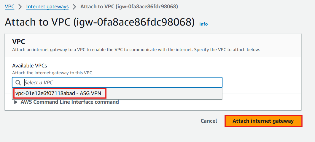Create VPC