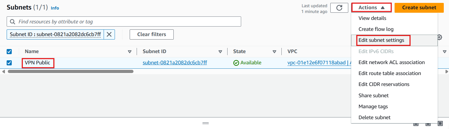 Create VPC