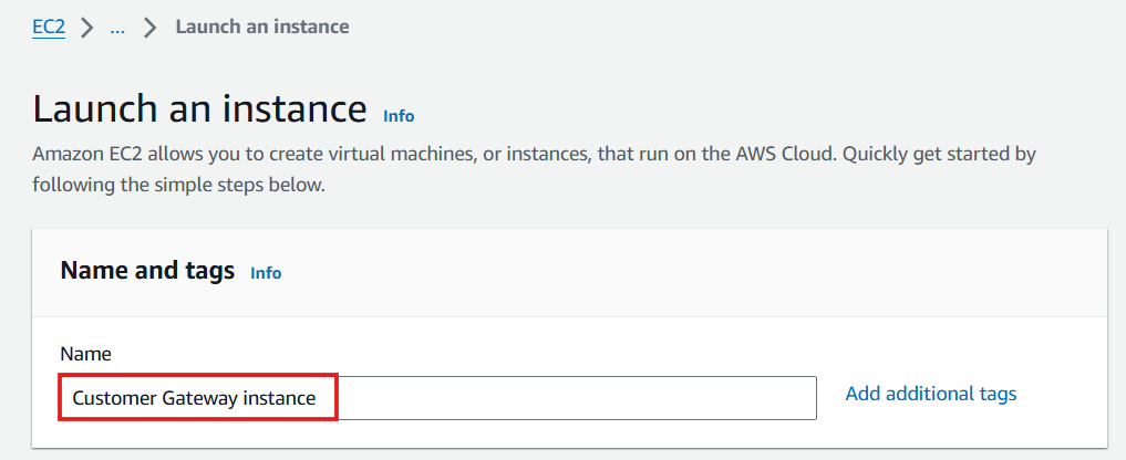 Create VPC