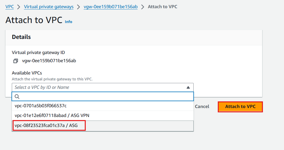 Create VPC