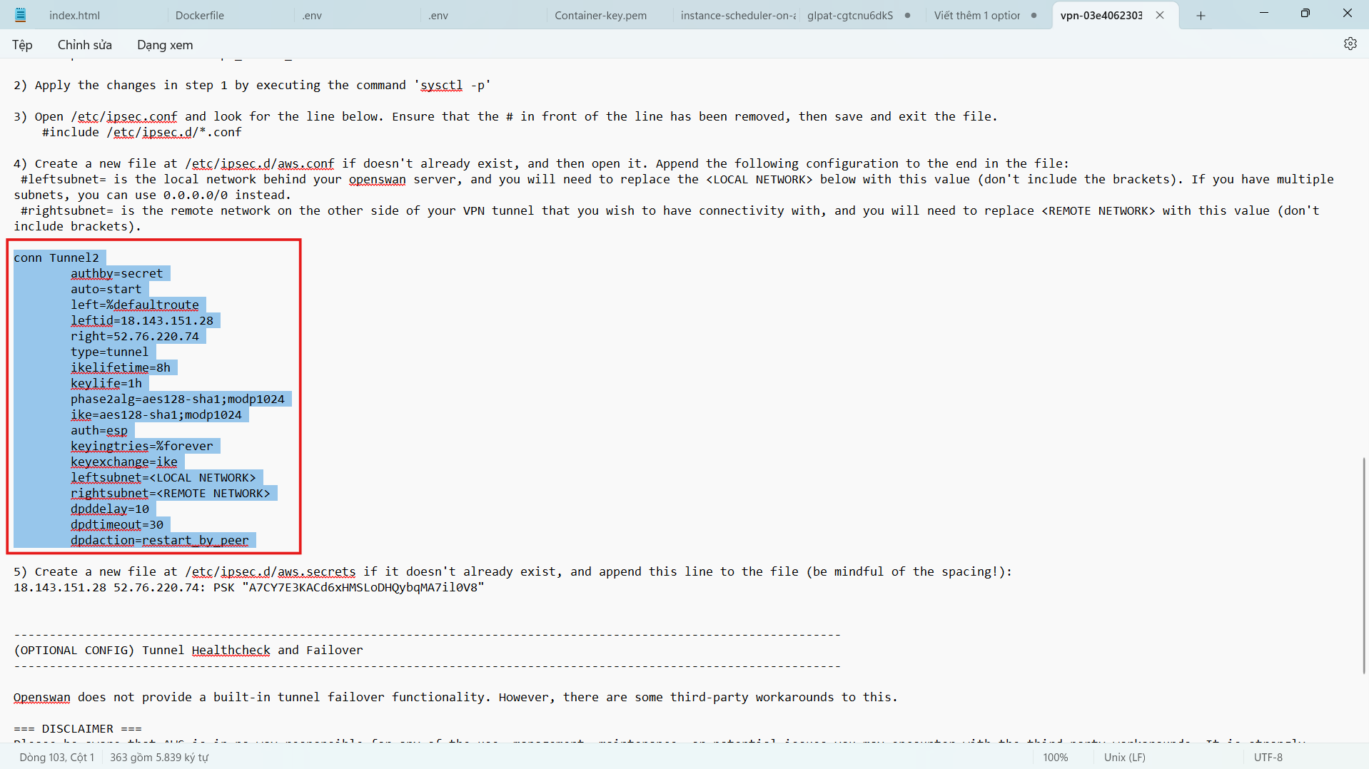 Create VPC