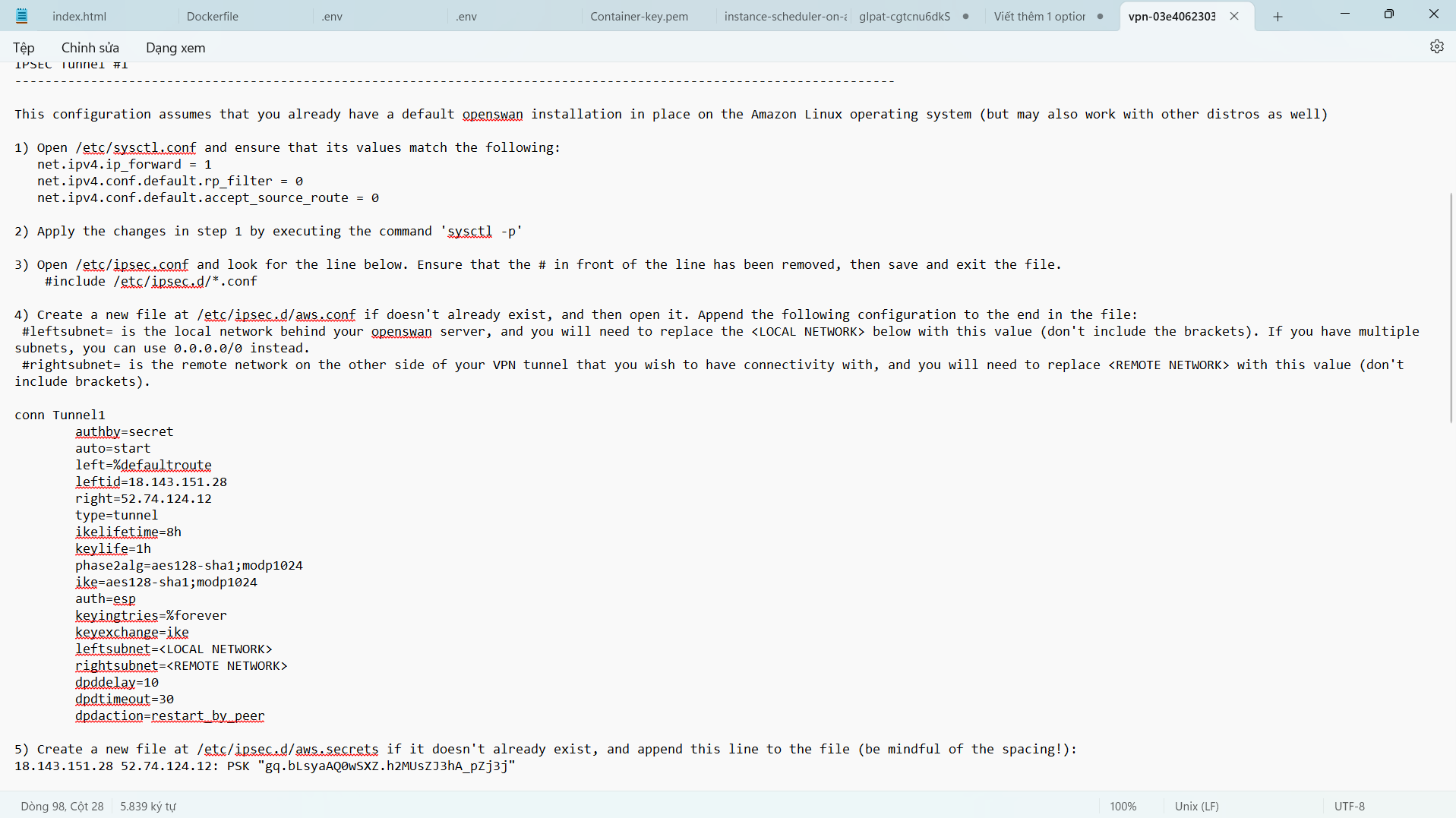 Create VPC