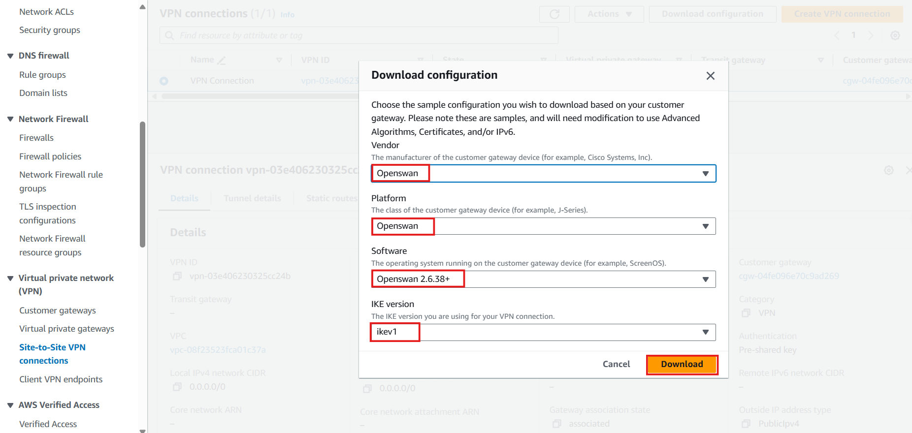 Create VPC