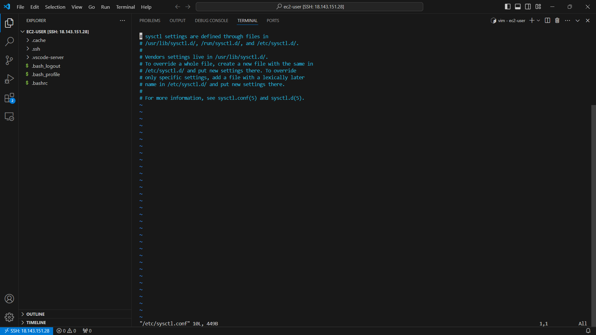 Create VPC