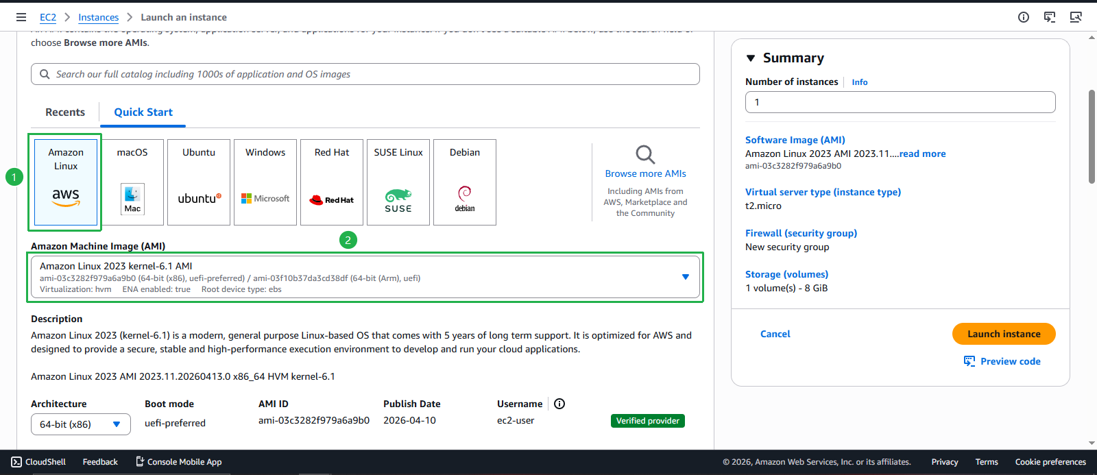 Create VPC
