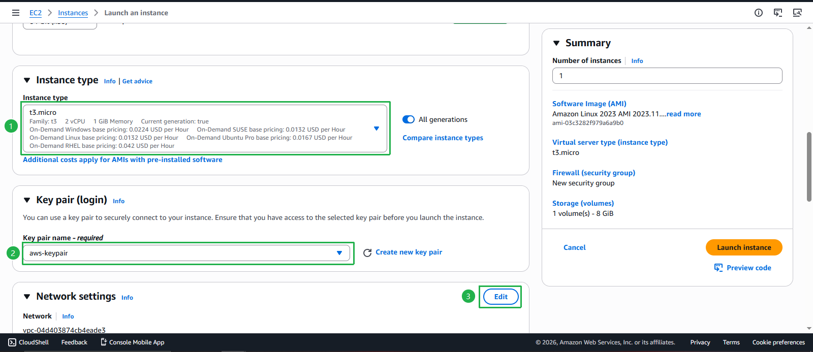 Create VPC