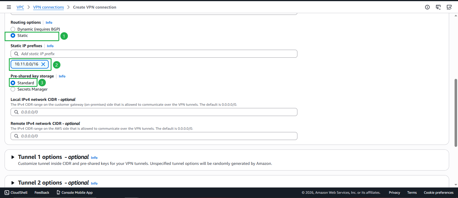 Create VPC