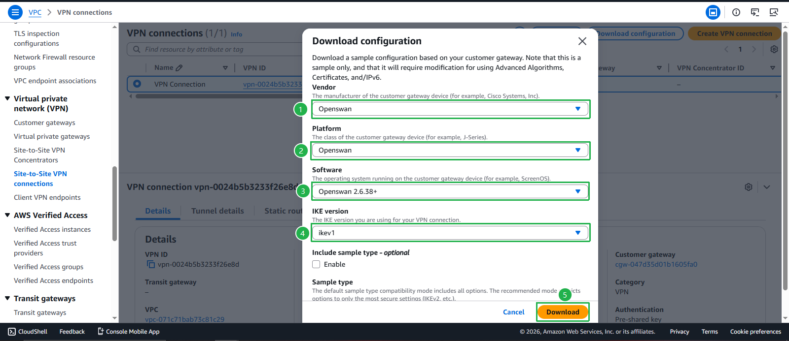 Create VPC