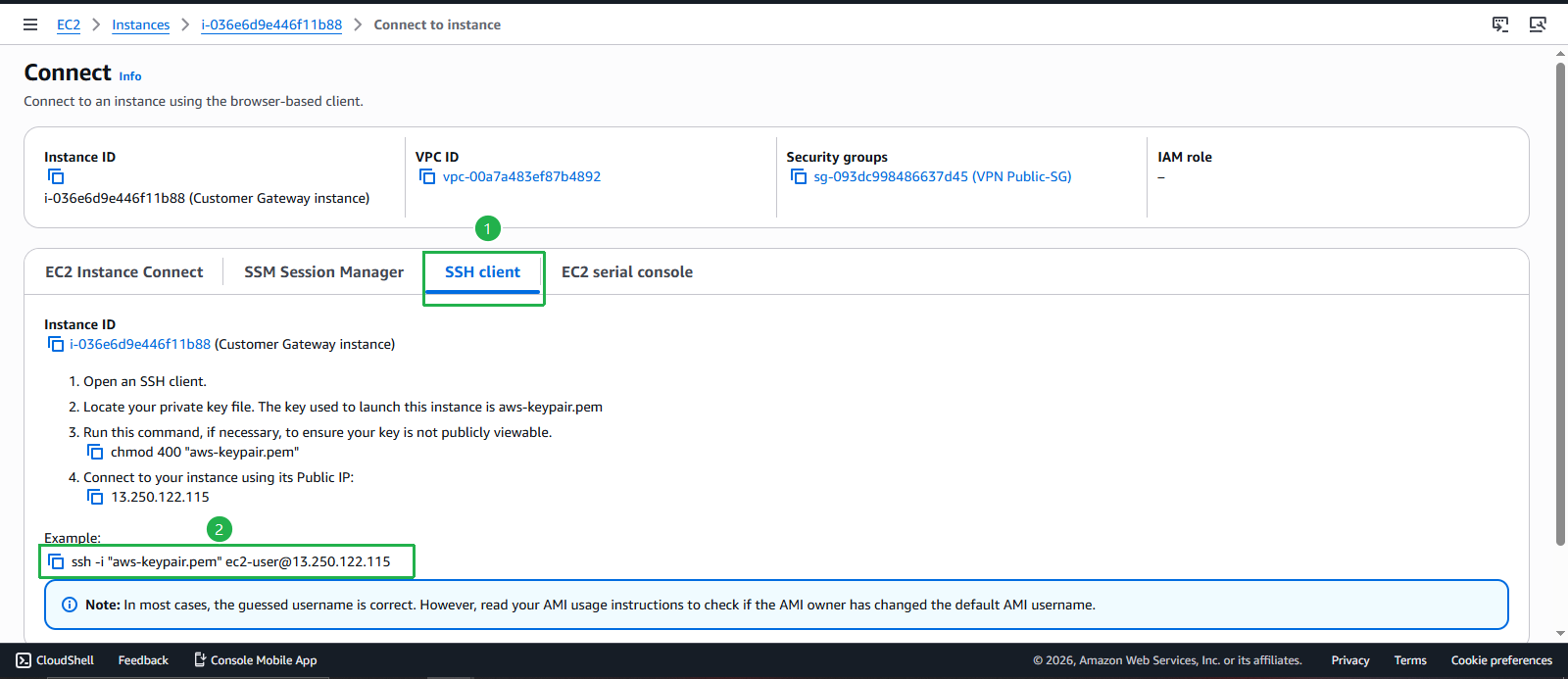 Create VPC