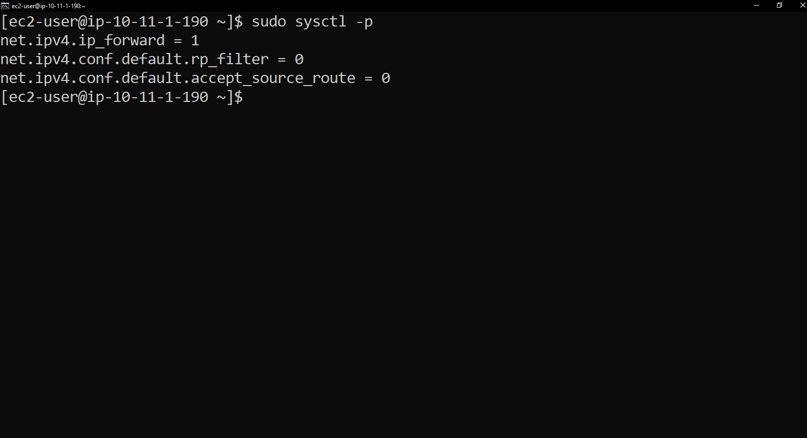Create VPC