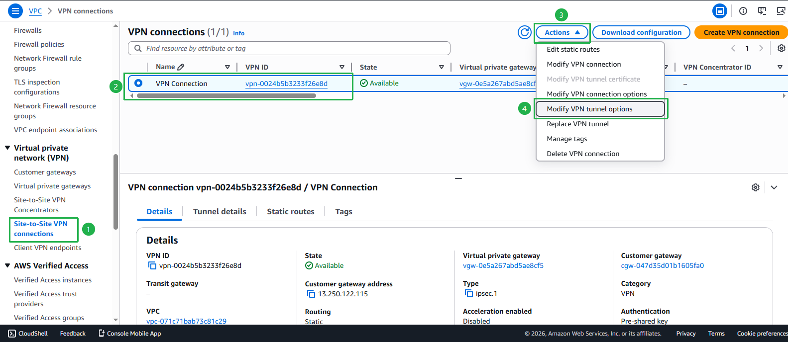 Create VPC