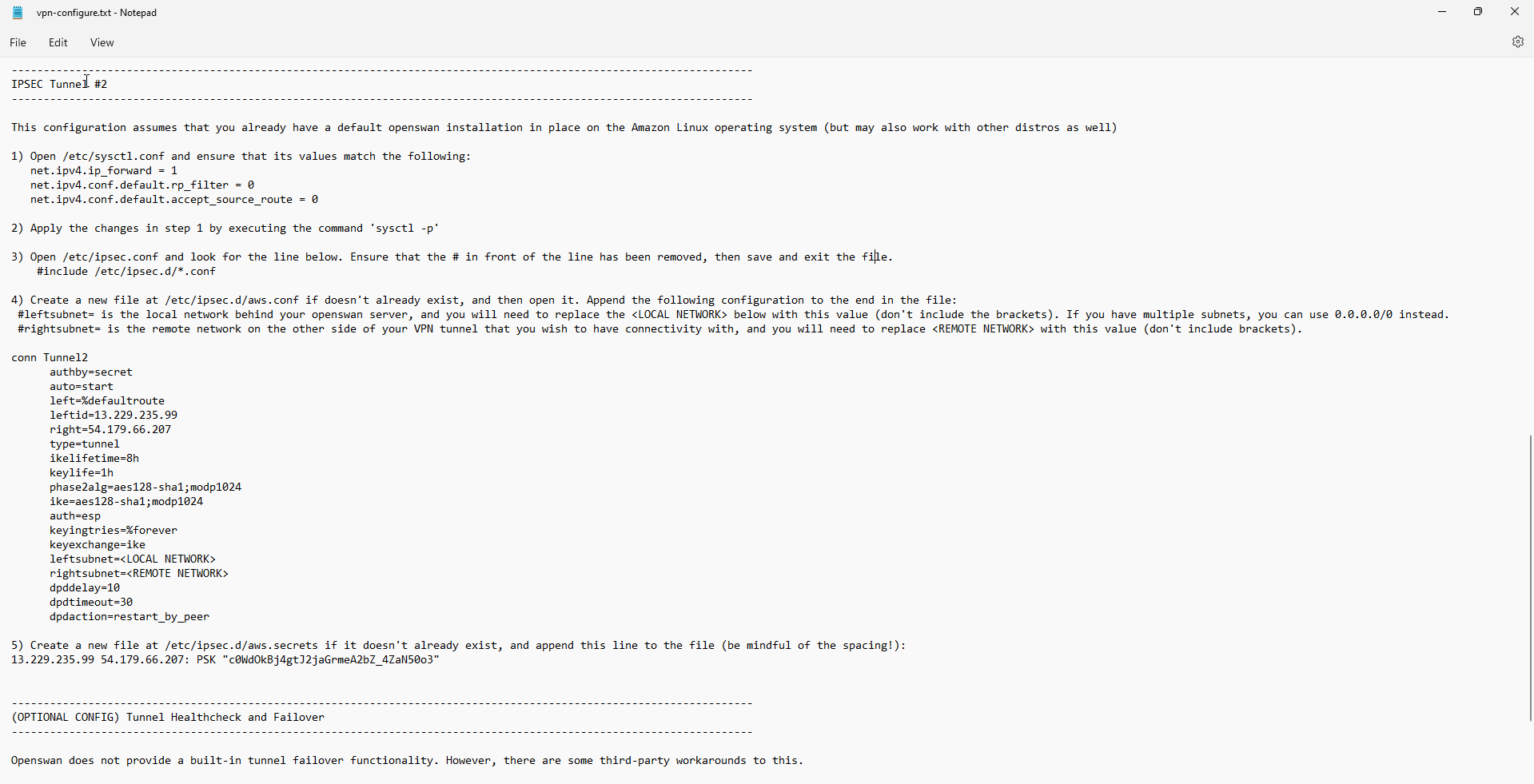 Create VPC