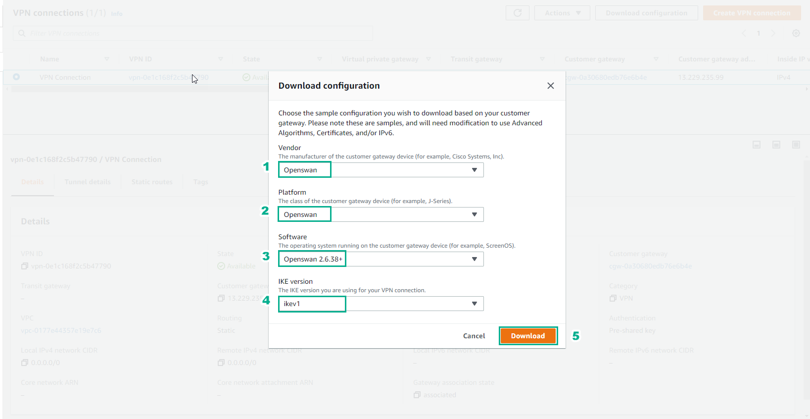 Create VPC