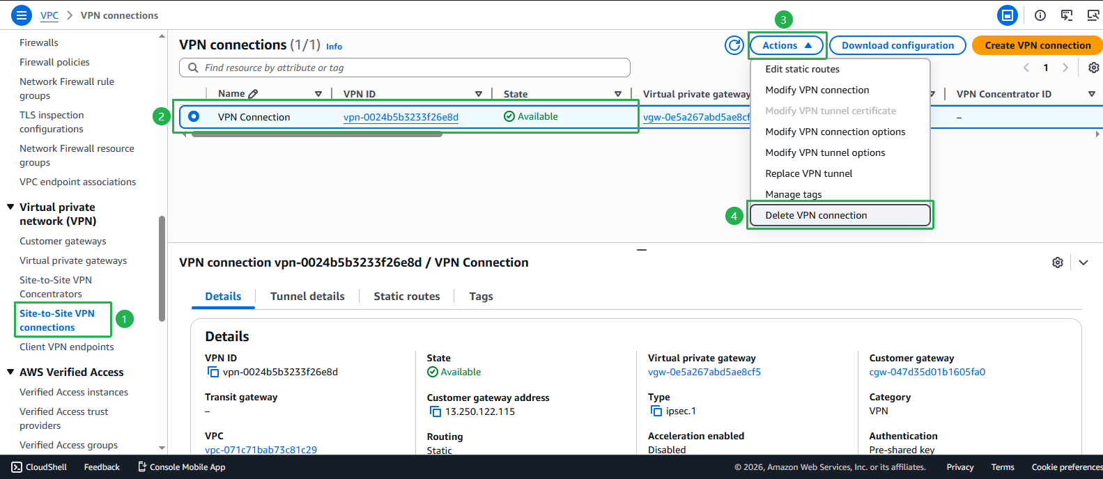 Create VPC