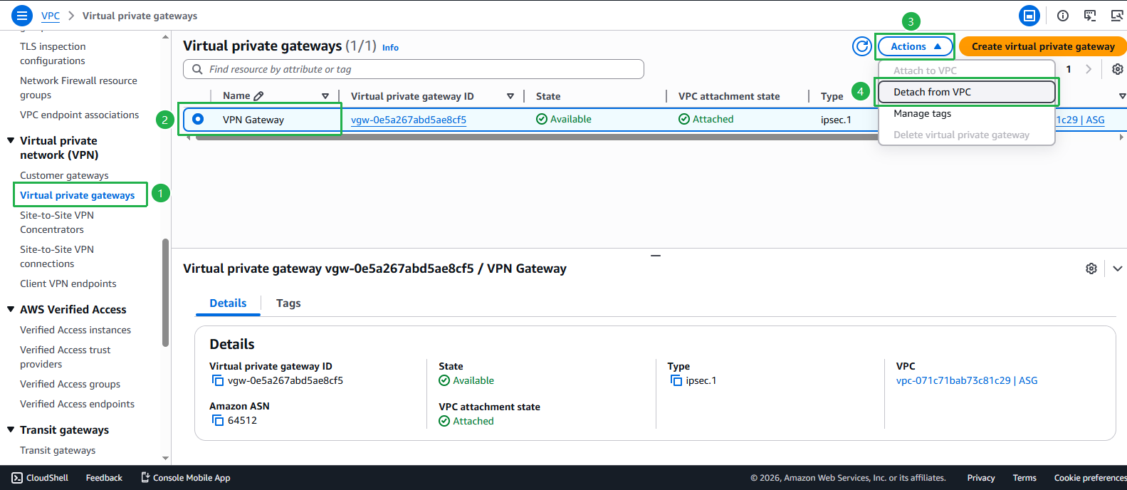 Create VPC