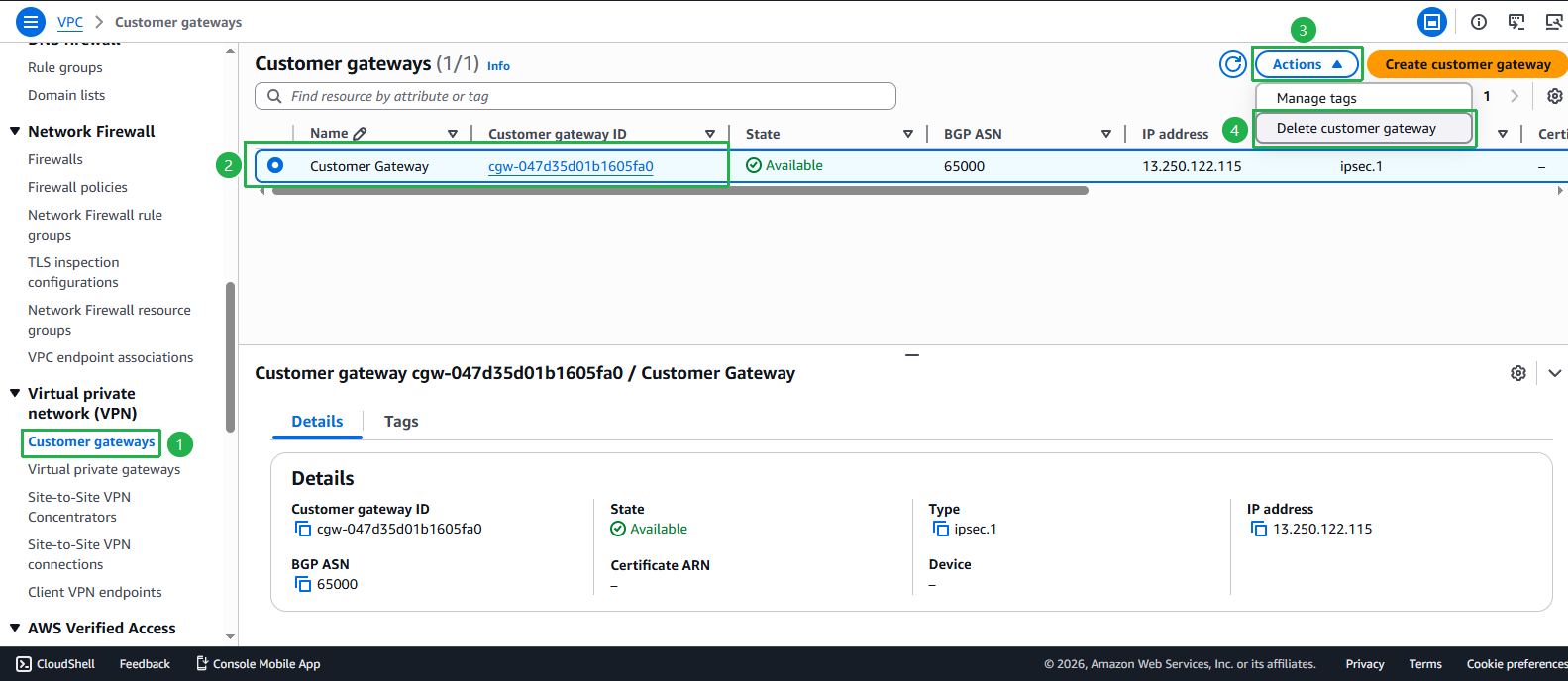 Create VPC